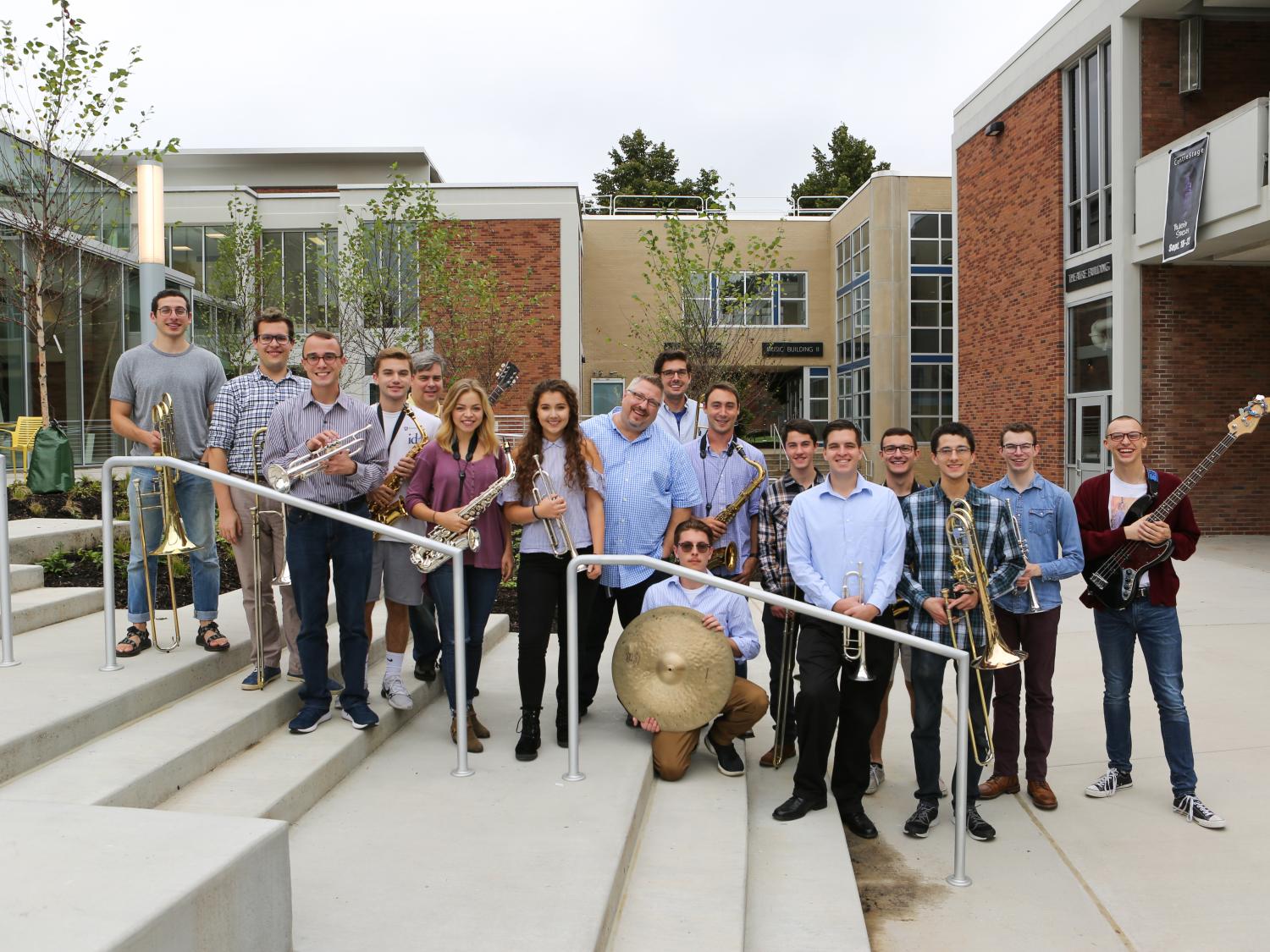 Centre Dimensions jazz ensemble members