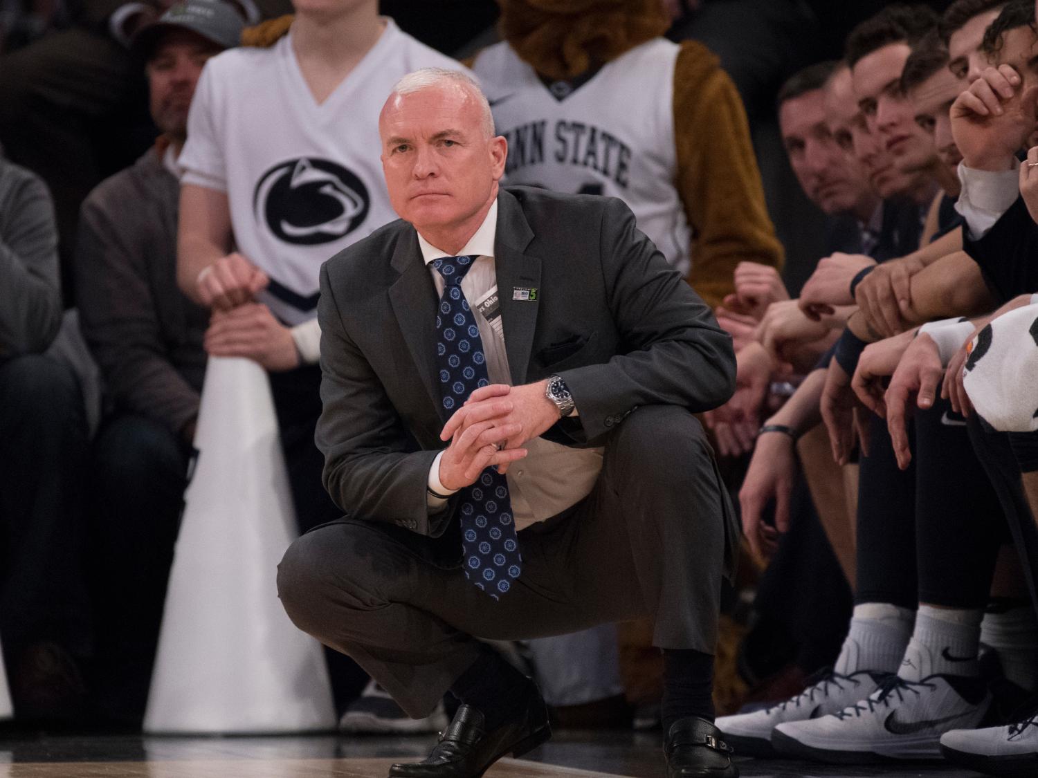 NIttany Lion men's basketball coach Patrick Chambers