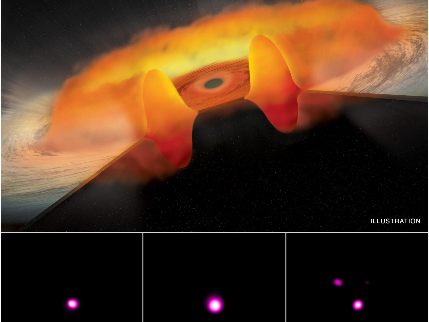 Three quasars 