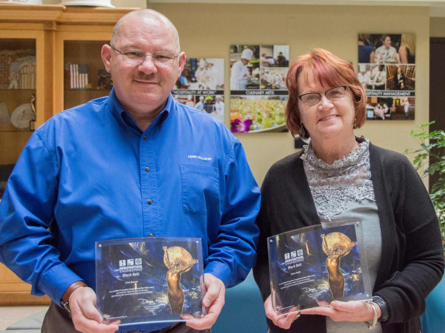 Chet Beaver and Diane Bubb at Penn College