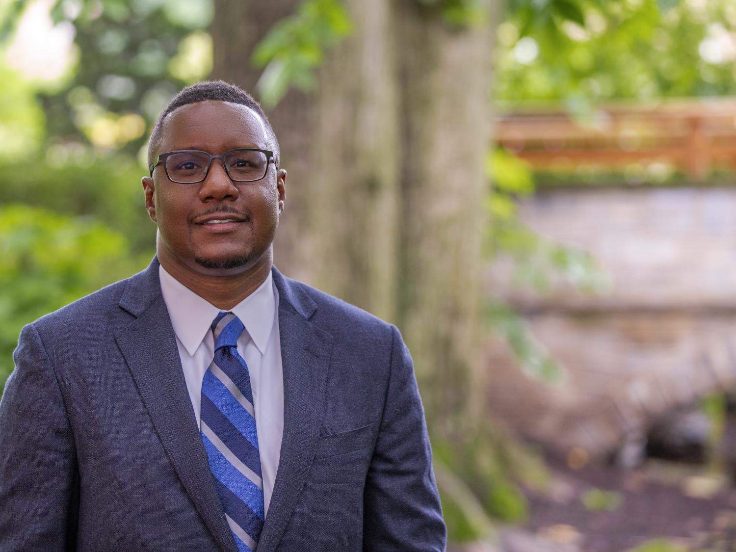 Clarence Lang at Hintz Family Alumni Center