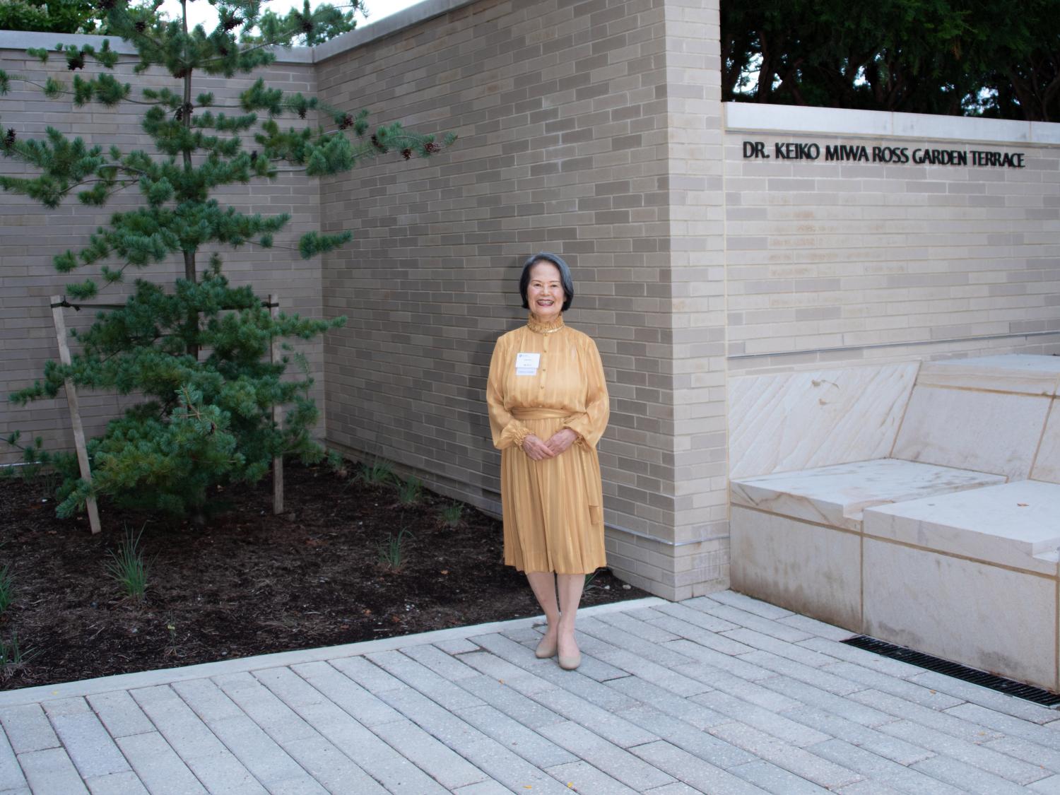 Keiko Ross at Collaboration Commons grand opening