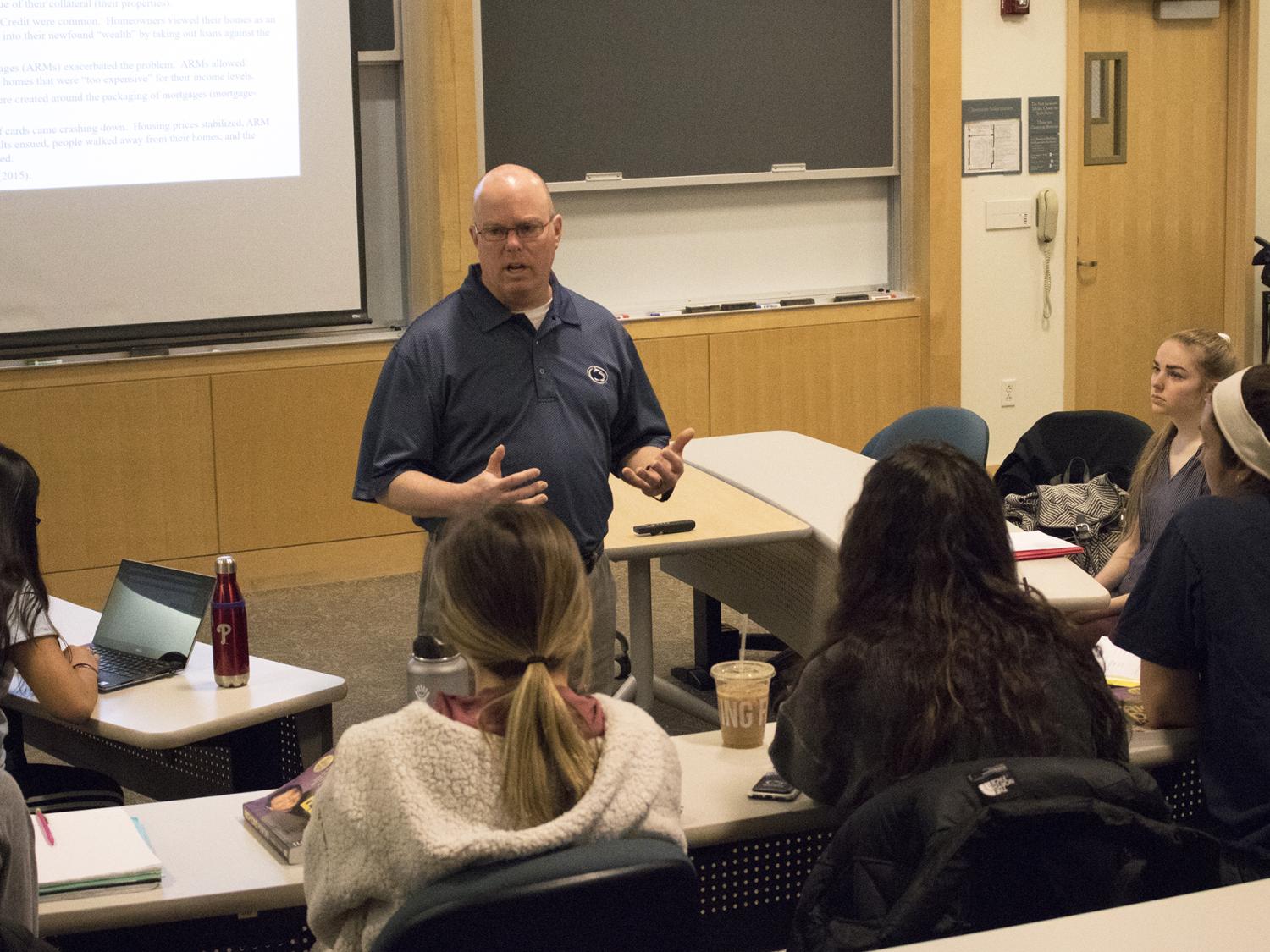 Associate accounting professor Scott Collins