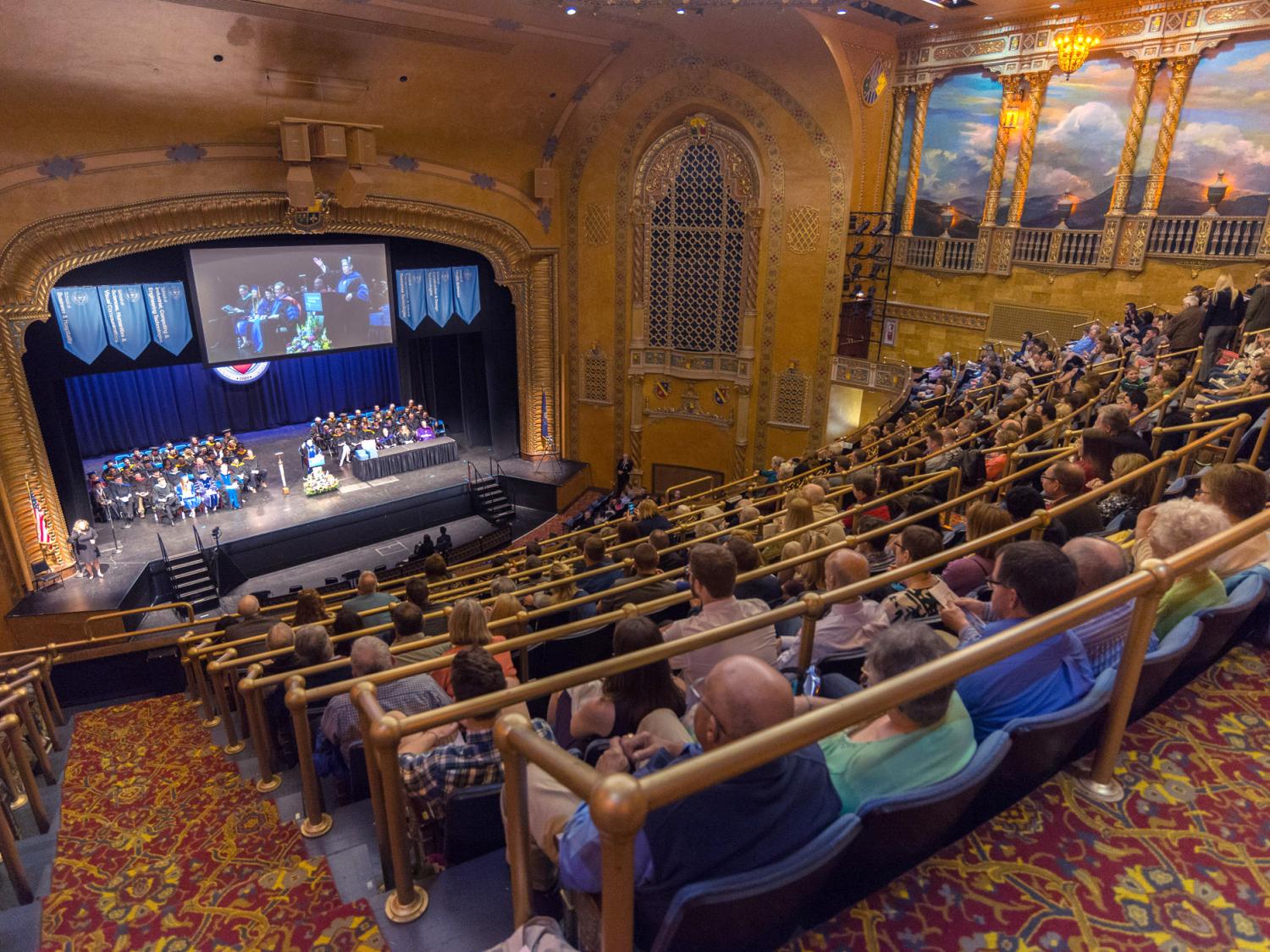Commencement ceremony in the Community Arts Center