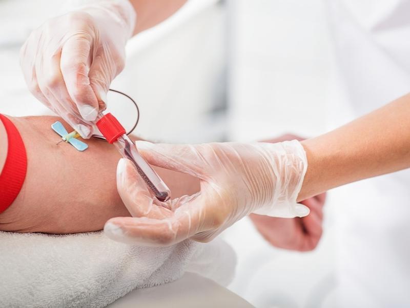Blood draw for donation