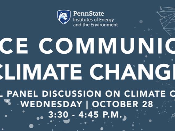 science communication and climate change panel