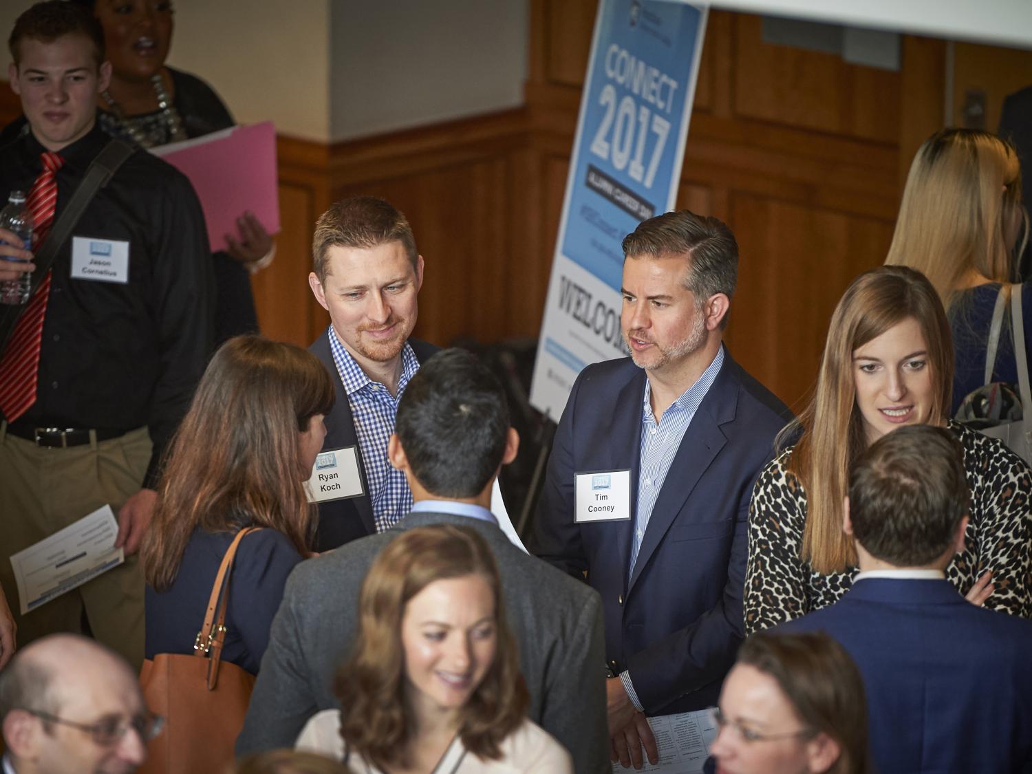 Penn State alumni at Connect