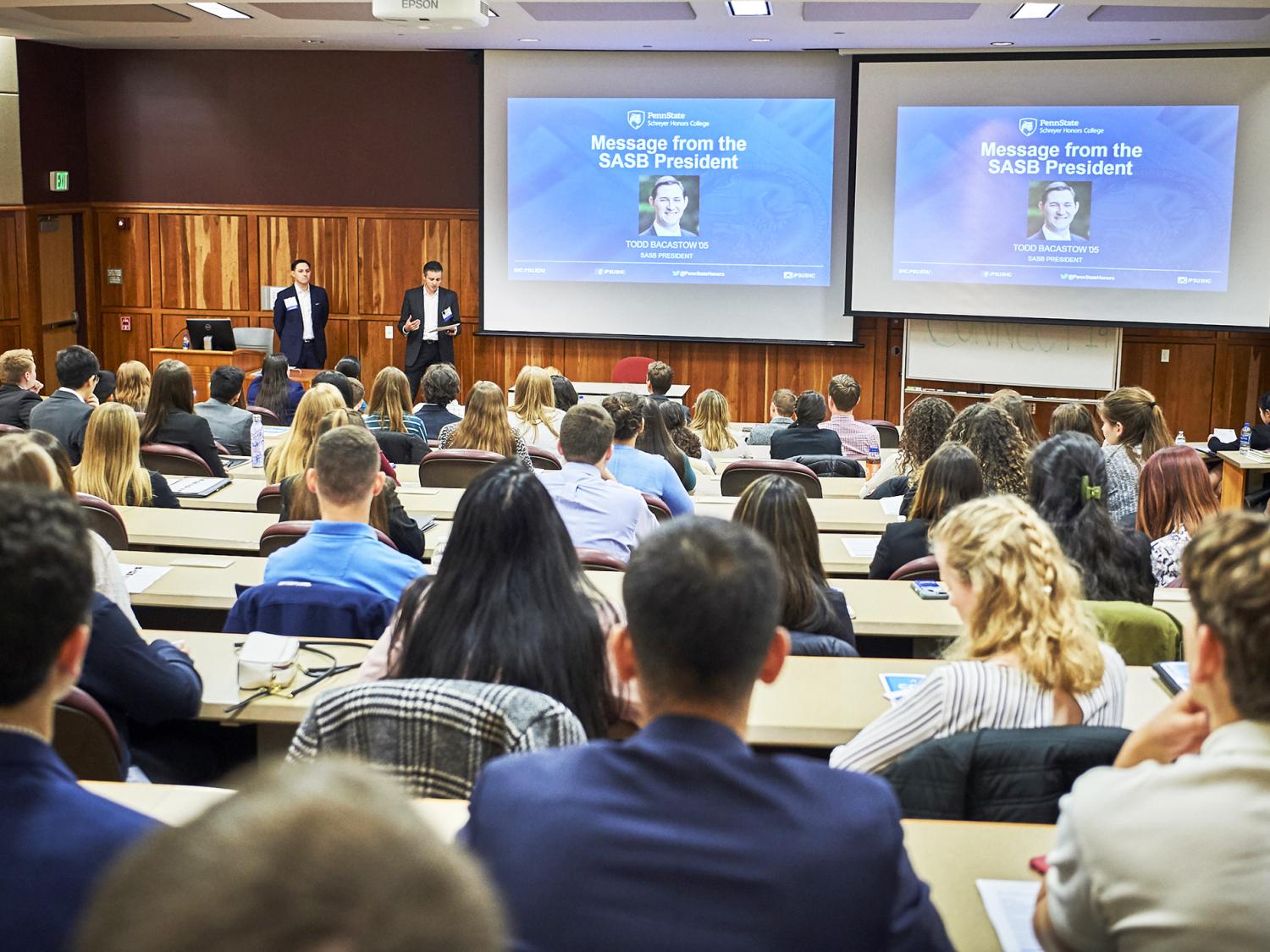 Schreyer Honors College Connect 2019 networking event