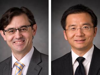 Francesco Costanzo and Tony Huang, professors of engineering science and mechanics