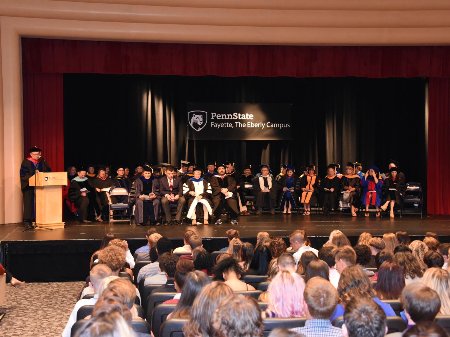 2019 Convocation ceremony is held on the Community Center stage