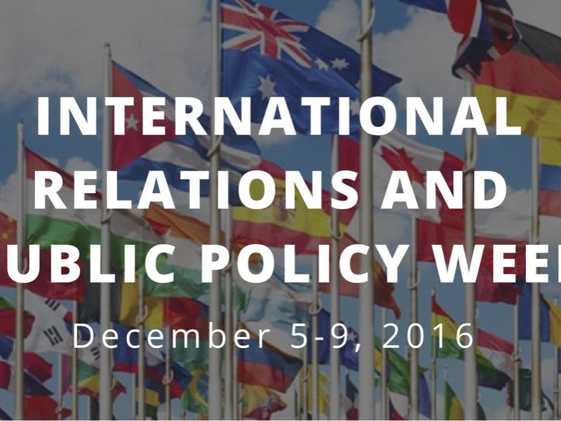 International Relations and Public Policy Week 