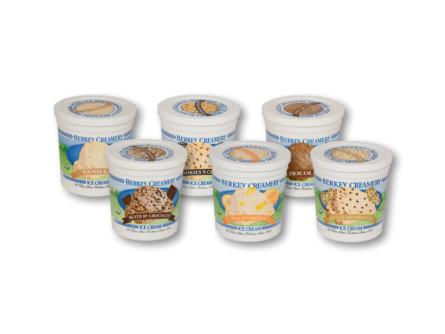 Pints of ice cream