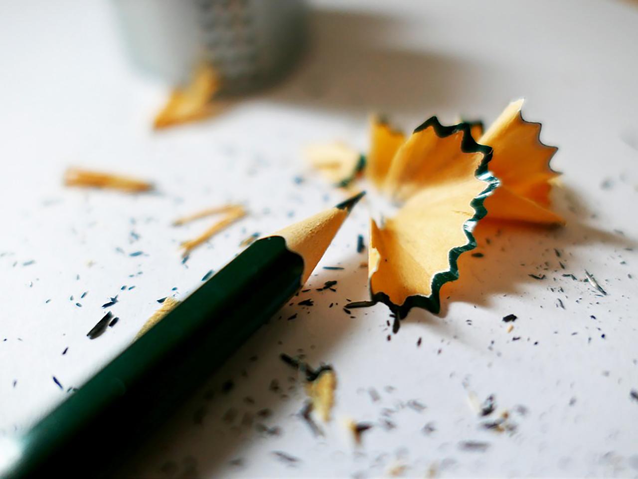 sharpened pencil