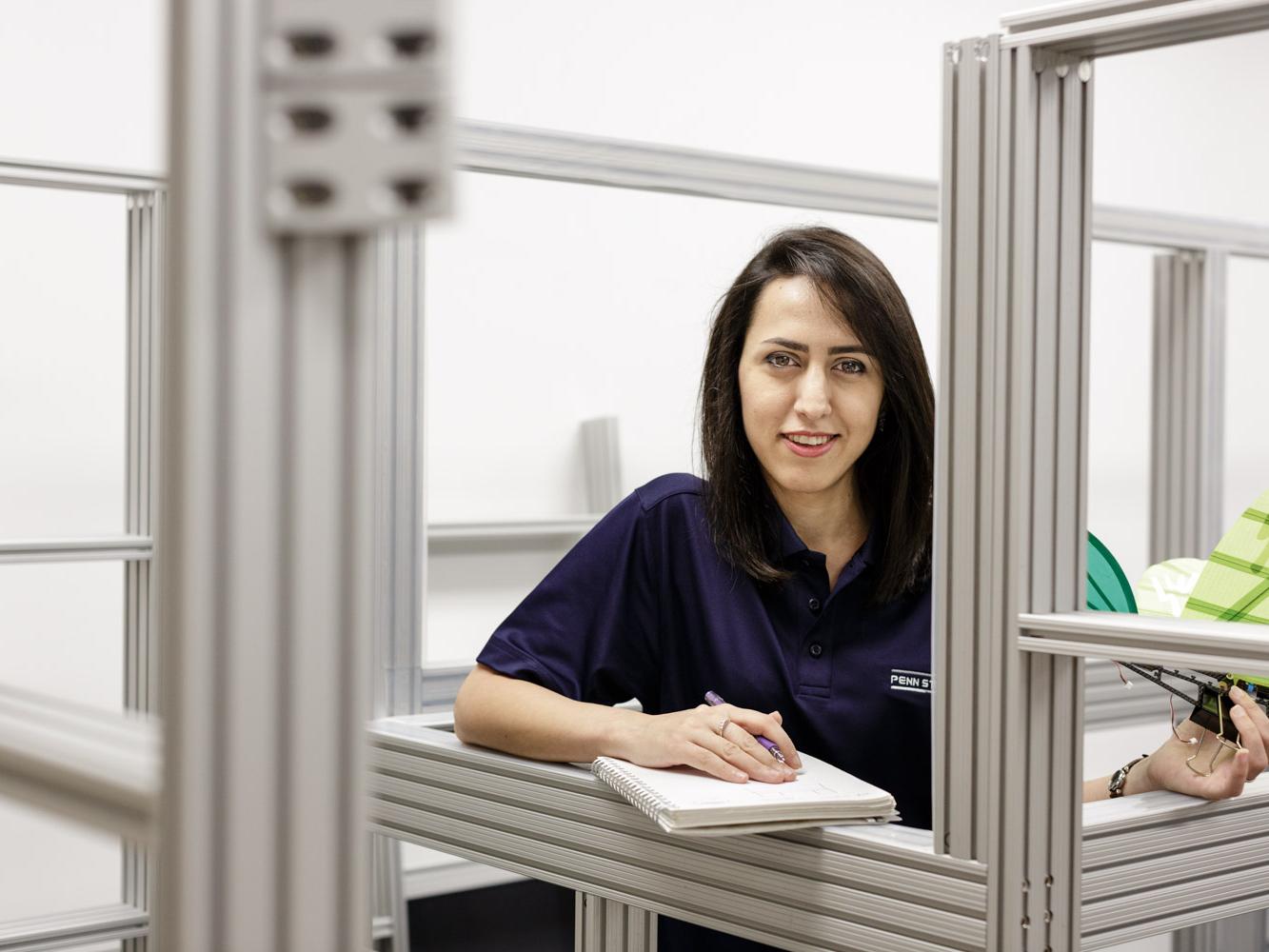 Azar Eslam Panah, assistant professor of mechanical engineering at Penn State Berks. 