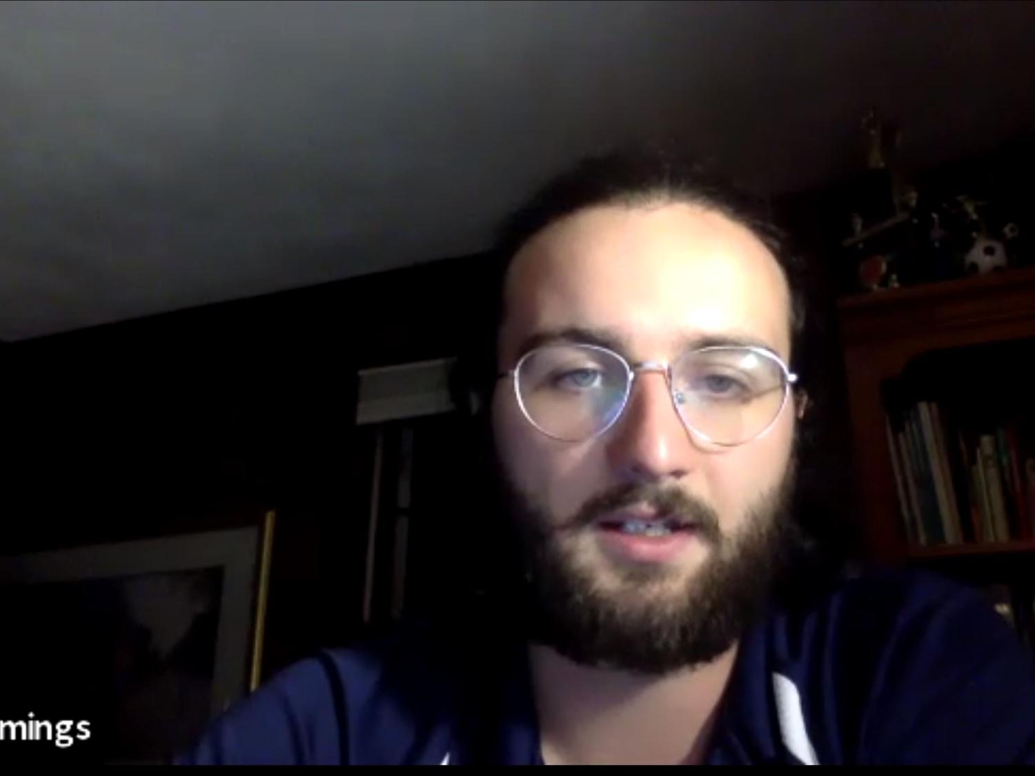 Liam Cummings takes part in Penn State's Energy Crisis Leadership Challenge