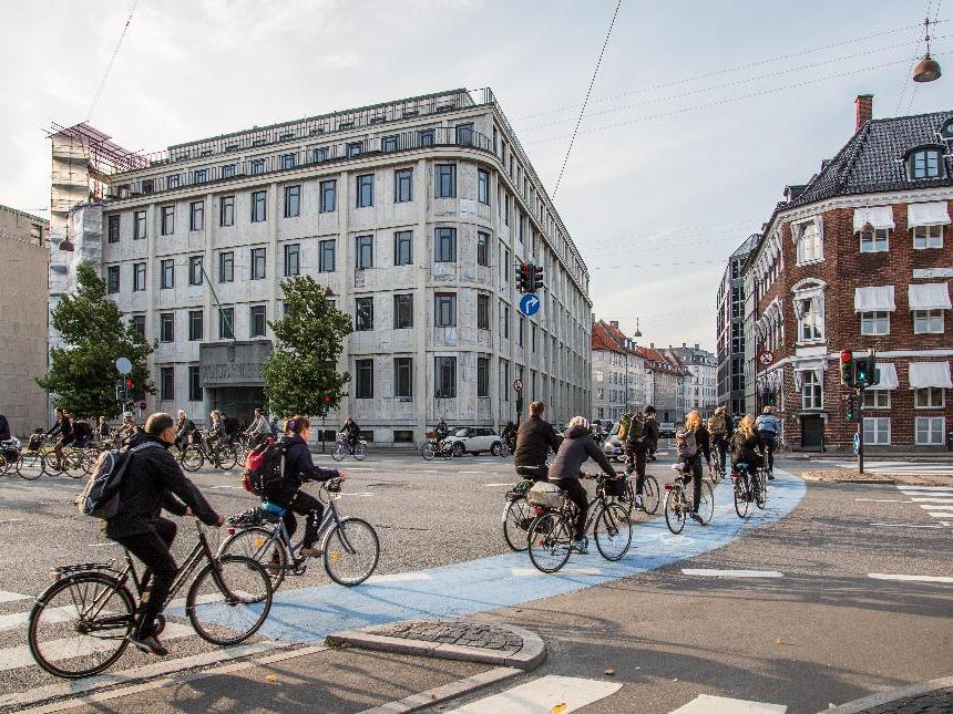 Cyclists in Copenhagen