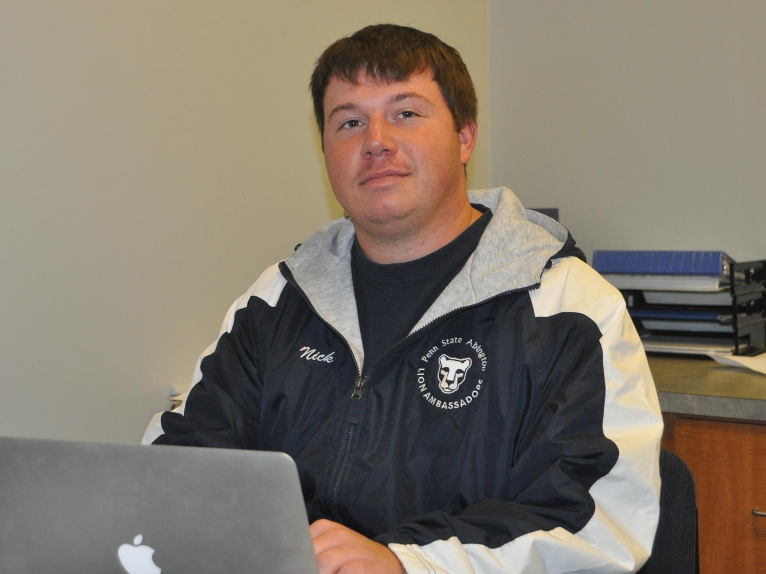 Abington transfer student Nick DeRosa