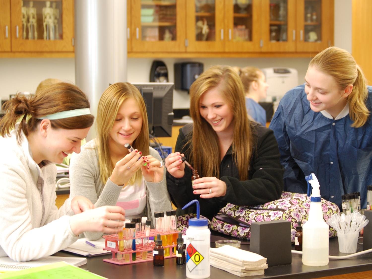 Biology students