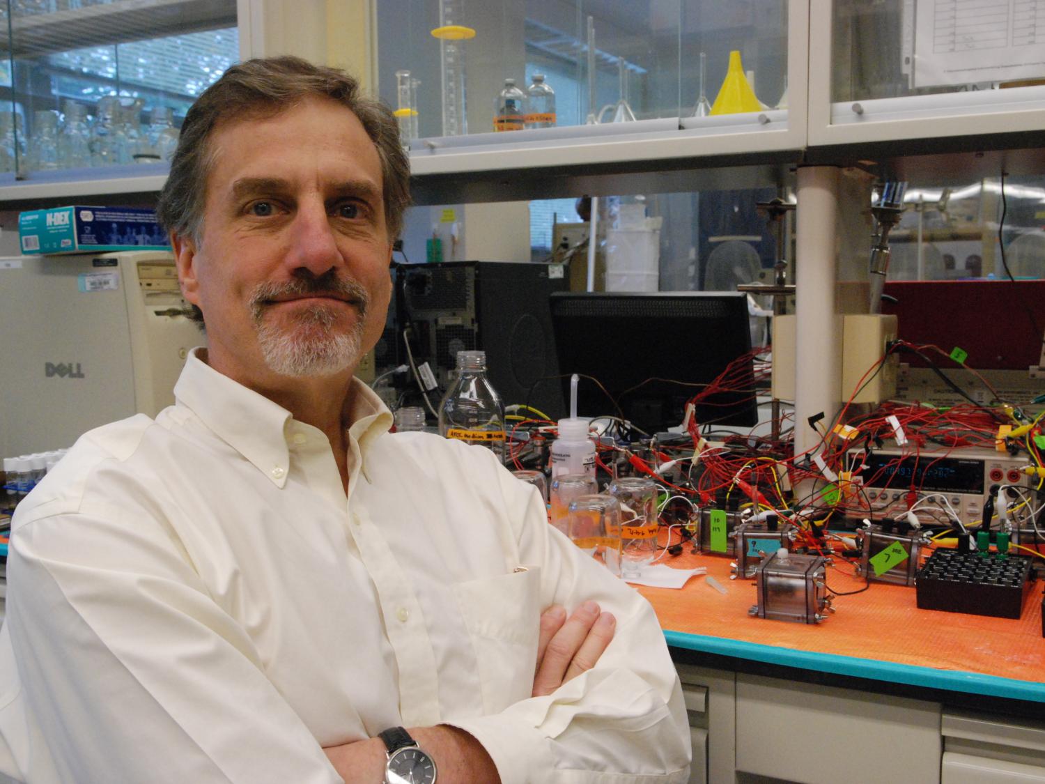 Bruce Logan in his lab