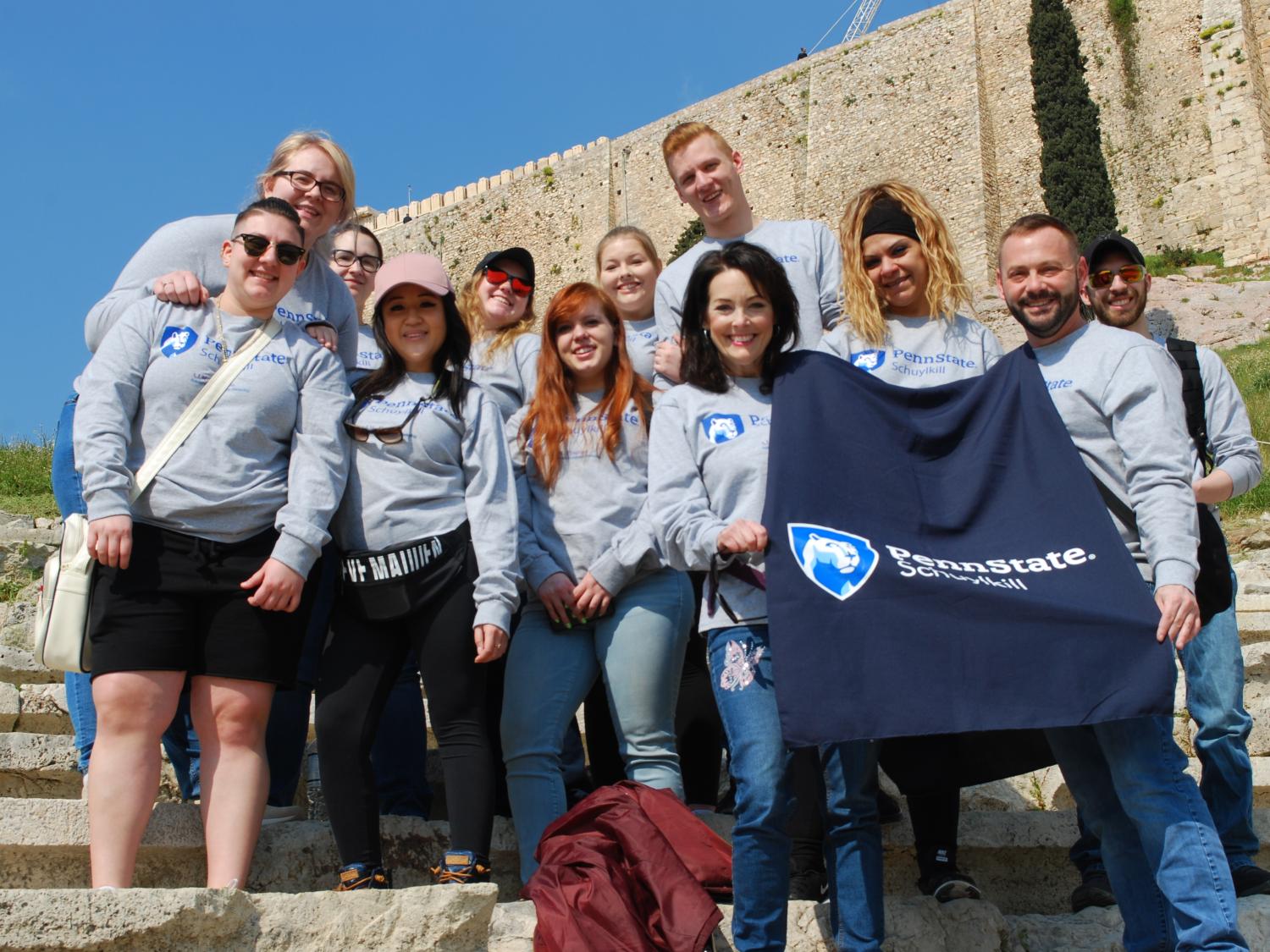 Schuylkill students visit the Theatre of Dionysus