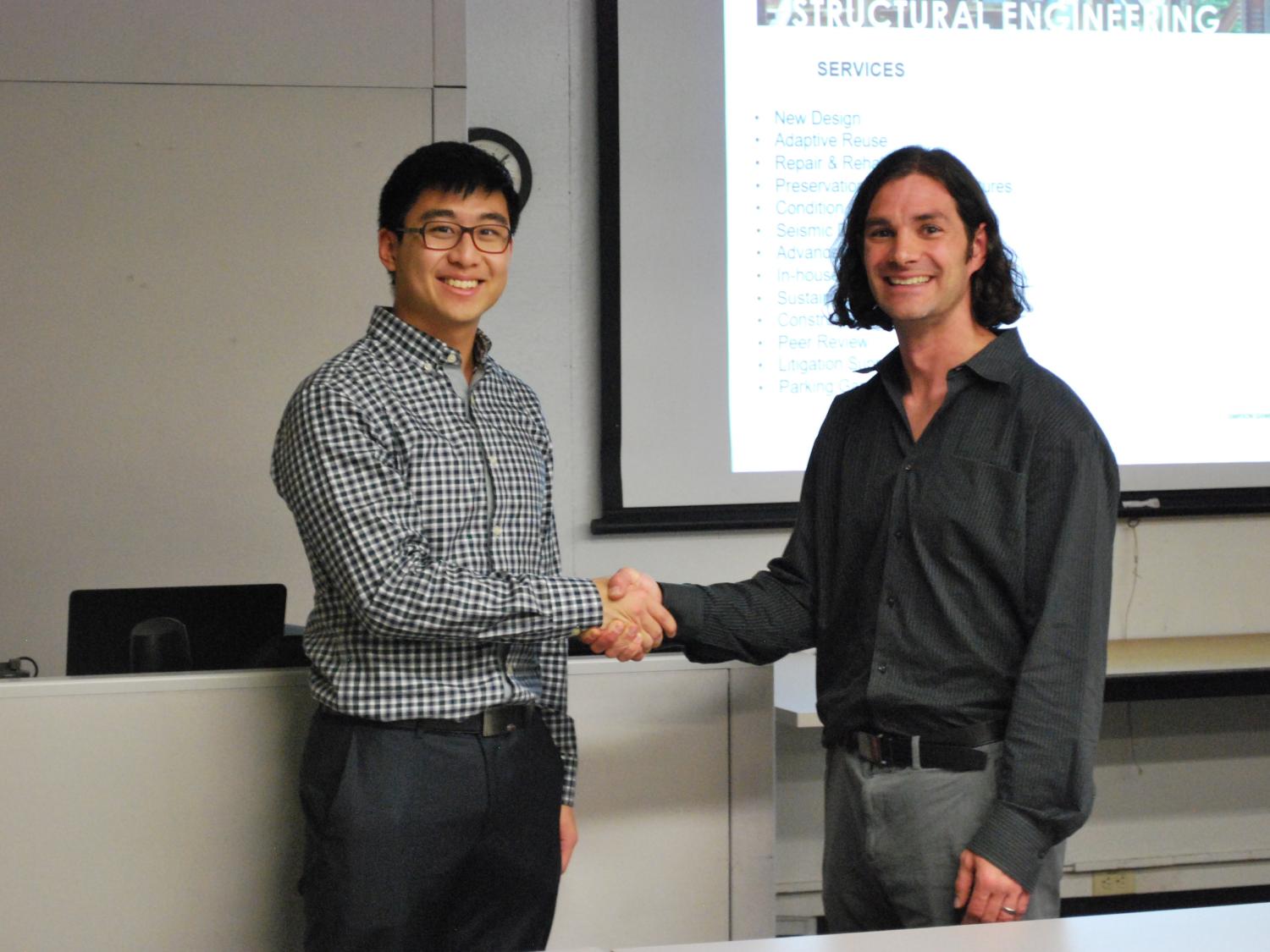 Geoffrey Tanudjaja and Nick Piteo SGH Scholarship