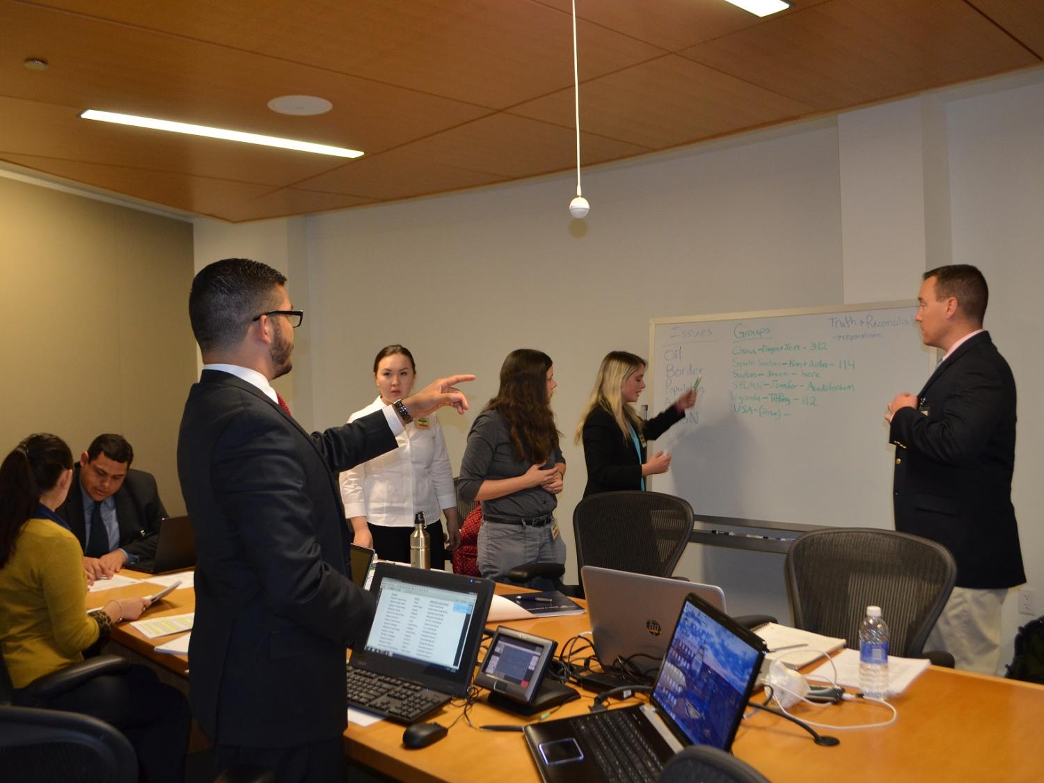 SIA Students gain international diplomacy skills through strategic crisis negotiation