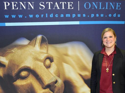 Penn State World Campus MHA student graduates