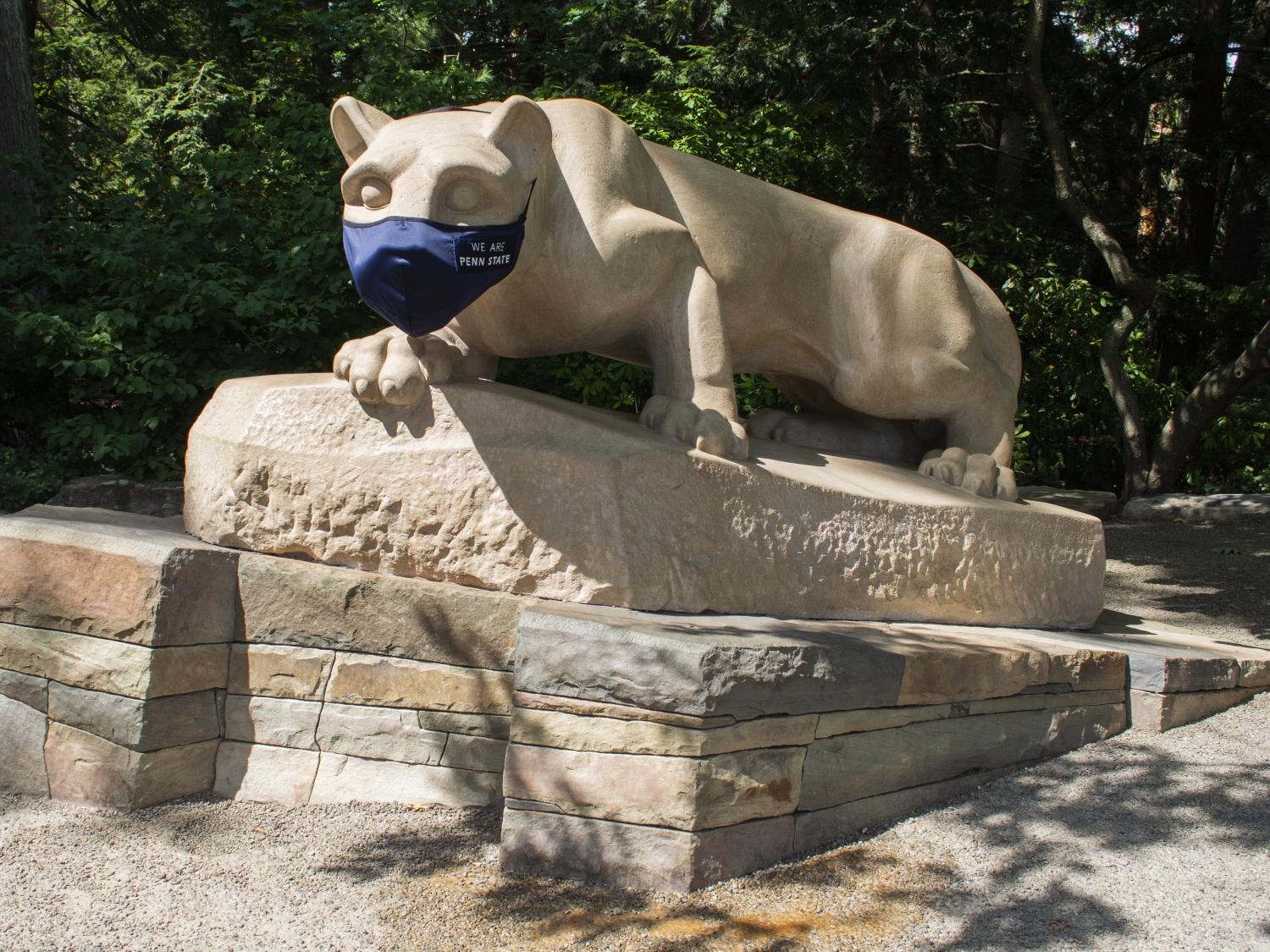 Lion Shrine with mask