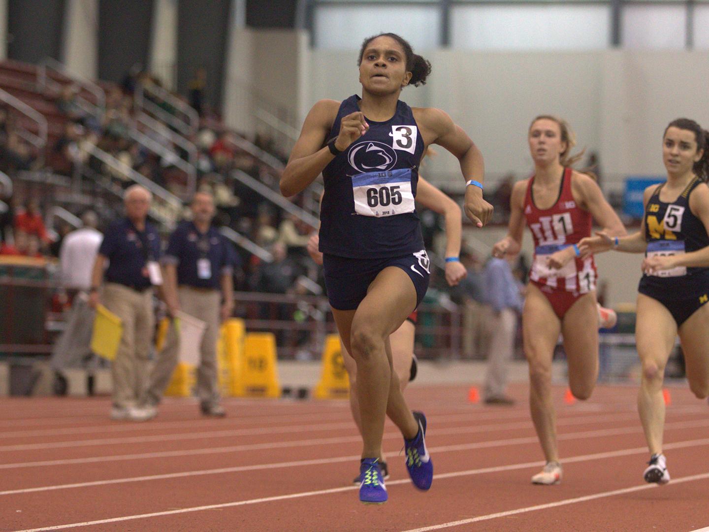 Danae Rivers running