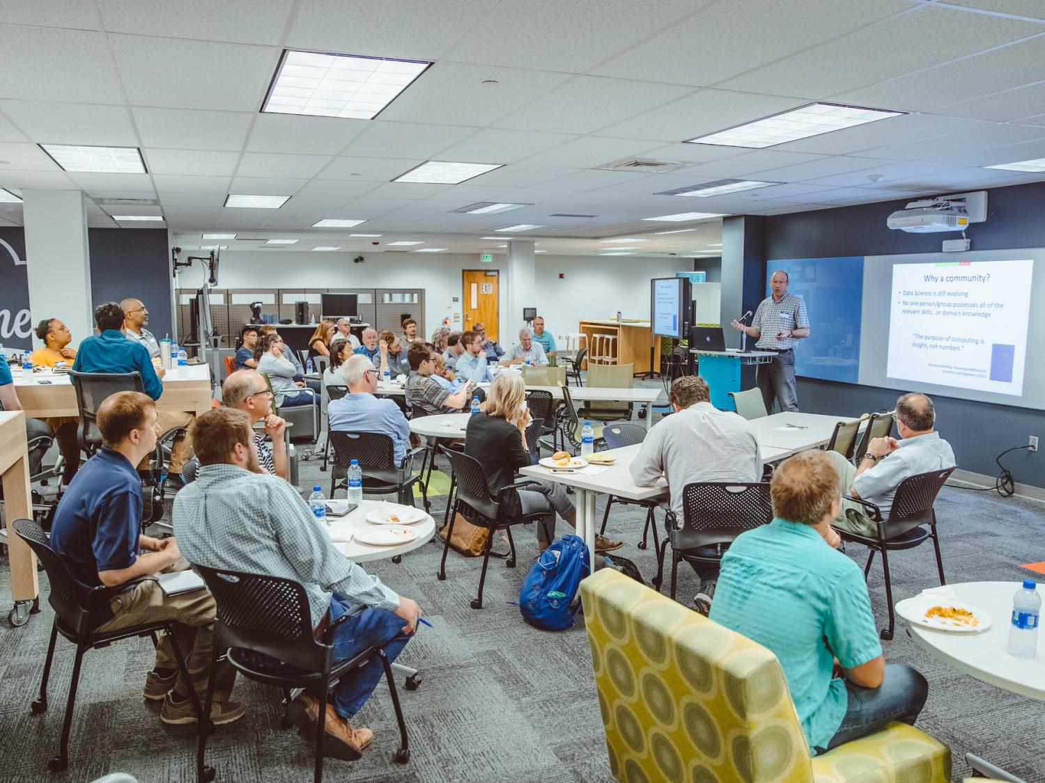 community meeting for data science group