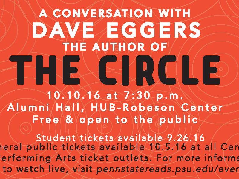 Dave Eggers at Penn State