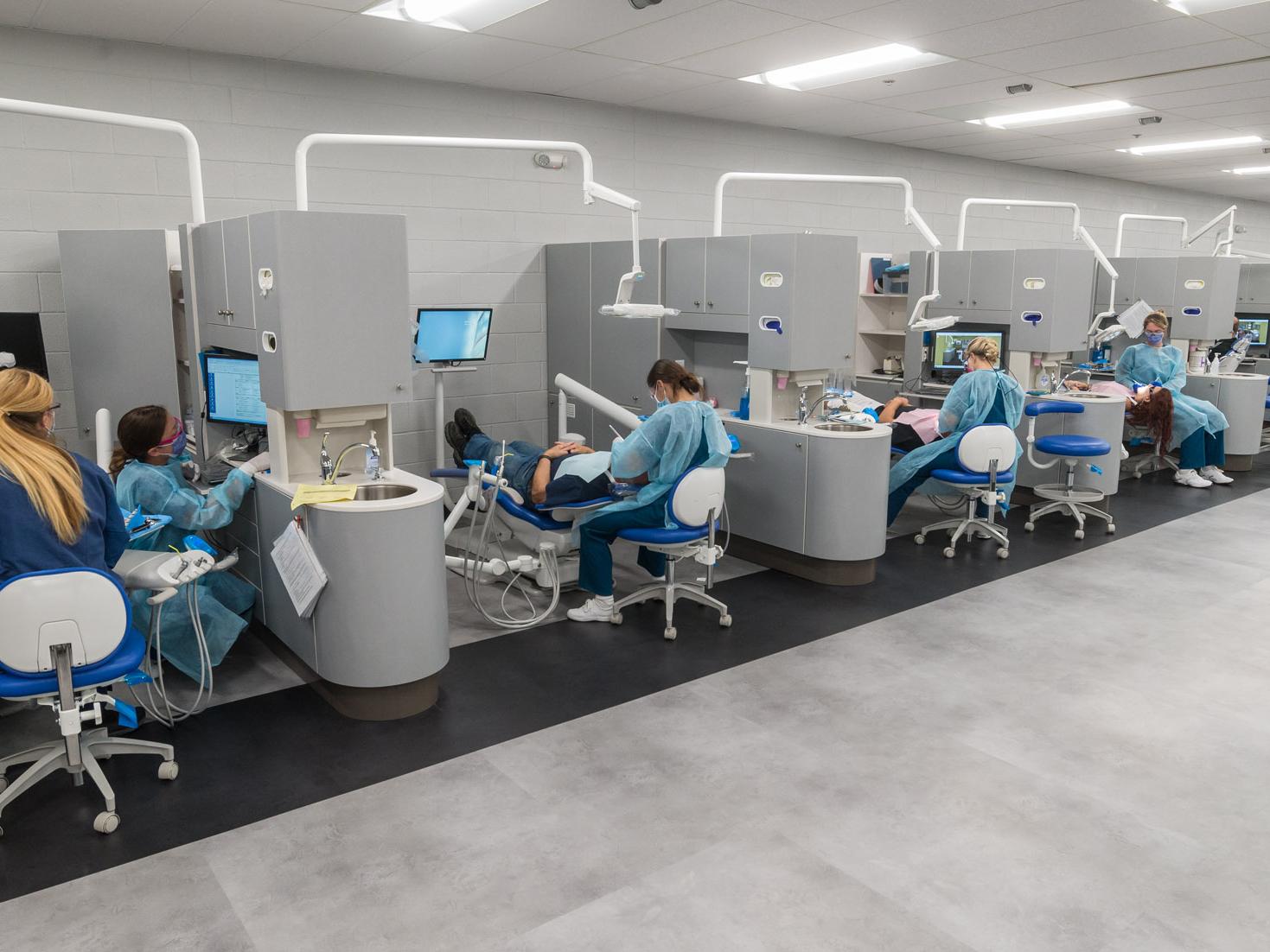 Dental hygiene students