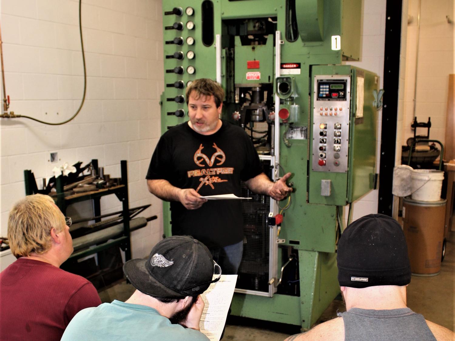 Chris Freemer, Instructor for Introduction to Die Setting