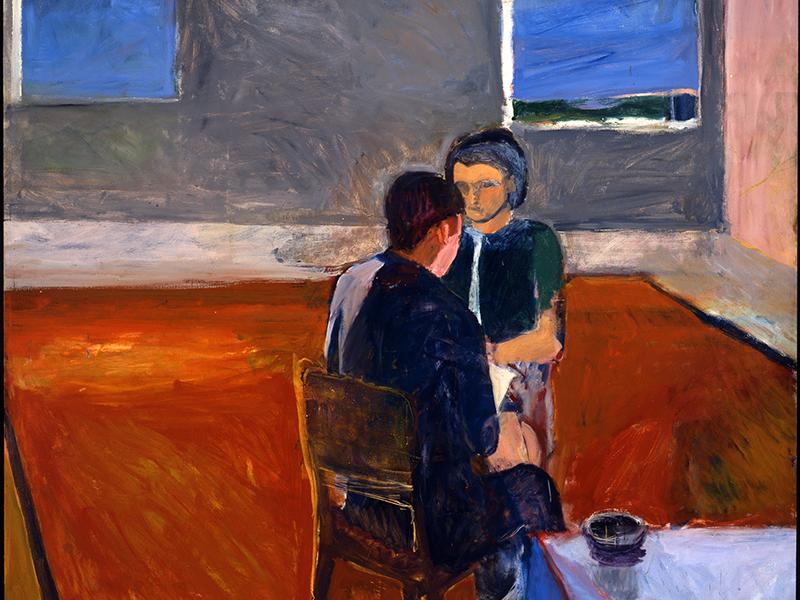 Diebenkorn's "Man and Woman, Seated"