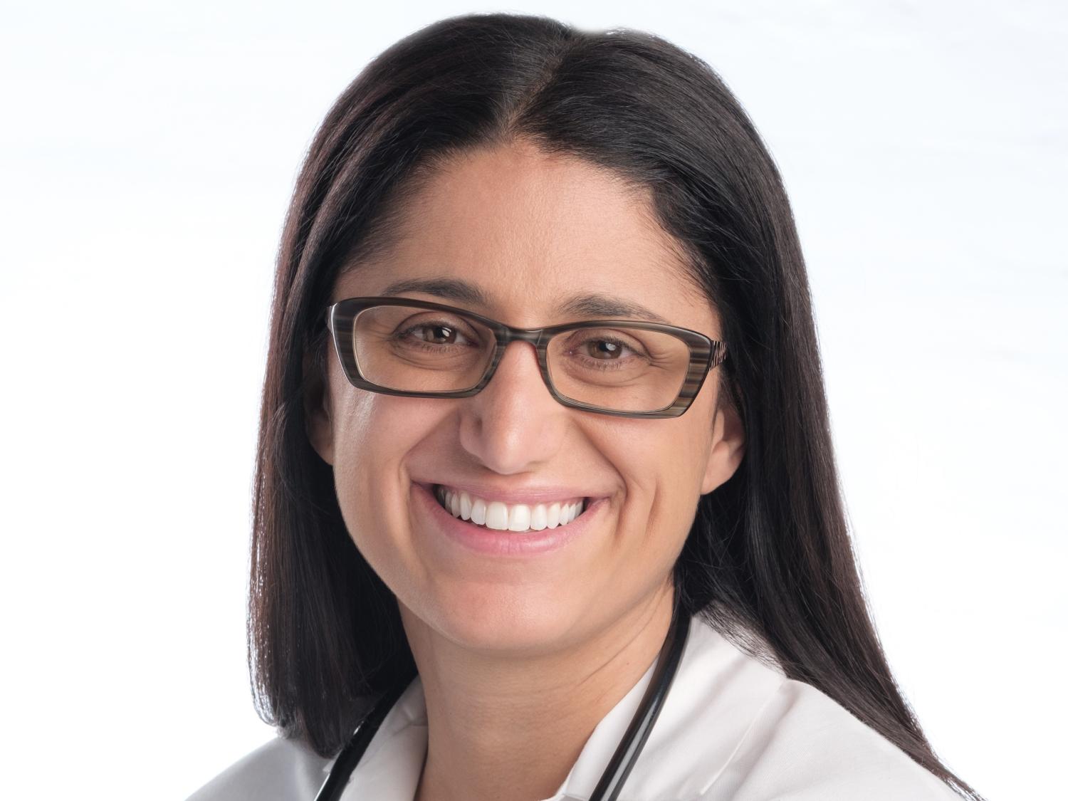 A portrait of Dr. Mona Hanna-Attisha, the pediatrician who exposed the Flint water crisis.