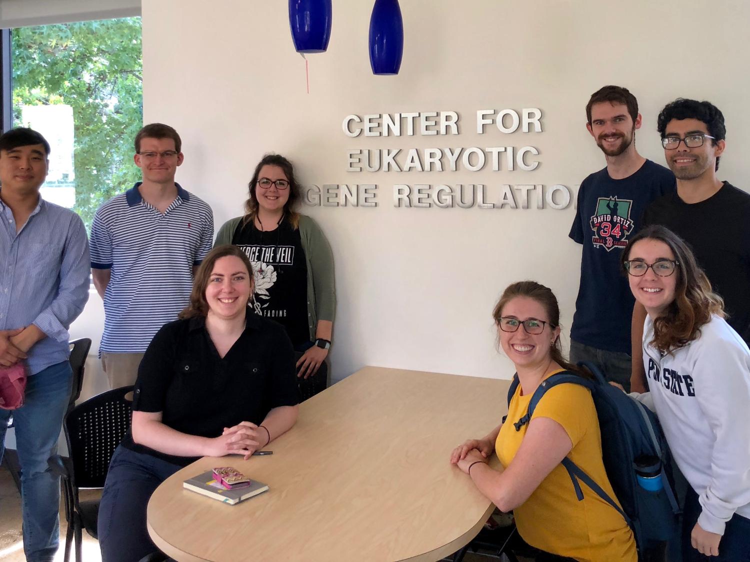 Graduate students in EGR training program