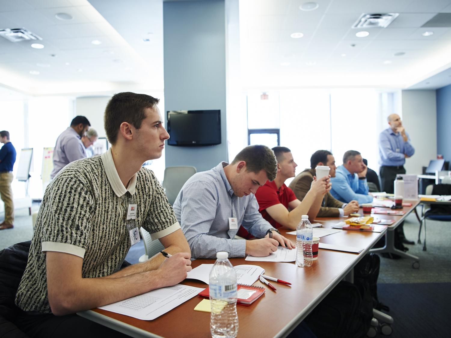 IST students participate in a tabletop exercise with the U.S. Army