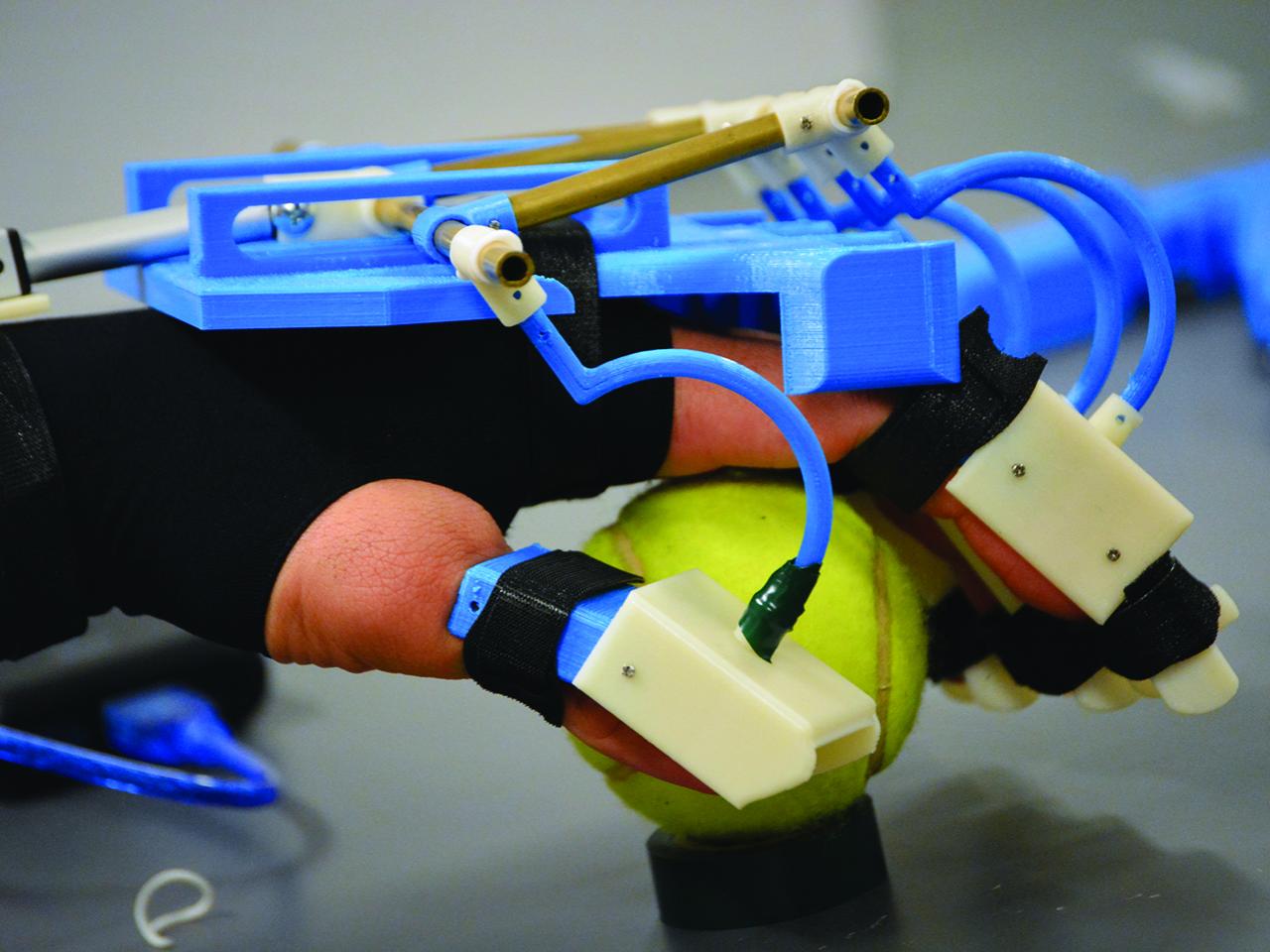 Exoskeleton hand for rehabilitation