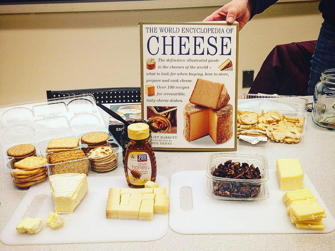 Penn State Cheese Club meeting