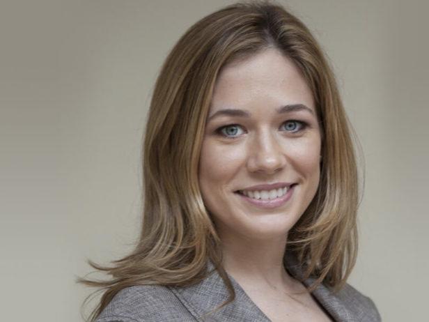 A portrait of political analyst Elise Jordan