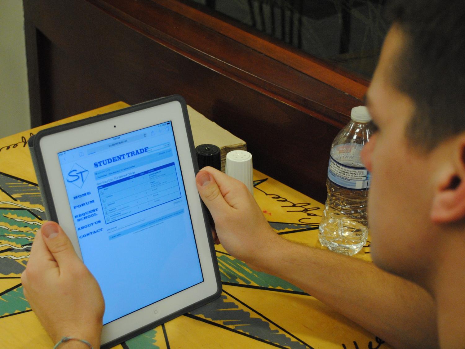 Eric Wehler, a senior project and supply chain management major, developed a trade website titled StudentTrade.net for his MIS 430: Systems Analysis course.