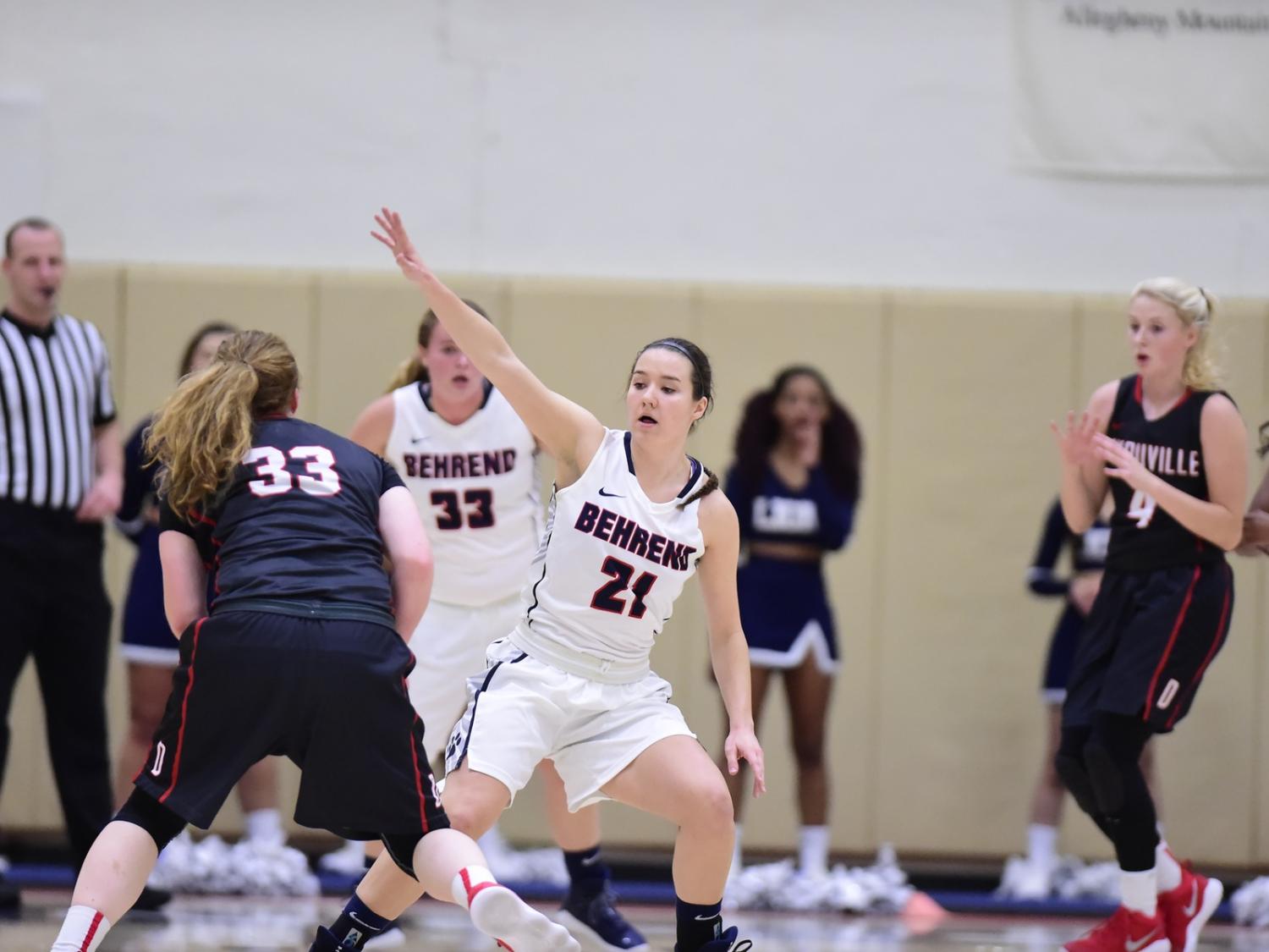 Penn State Behrend basketball player Erika Woll