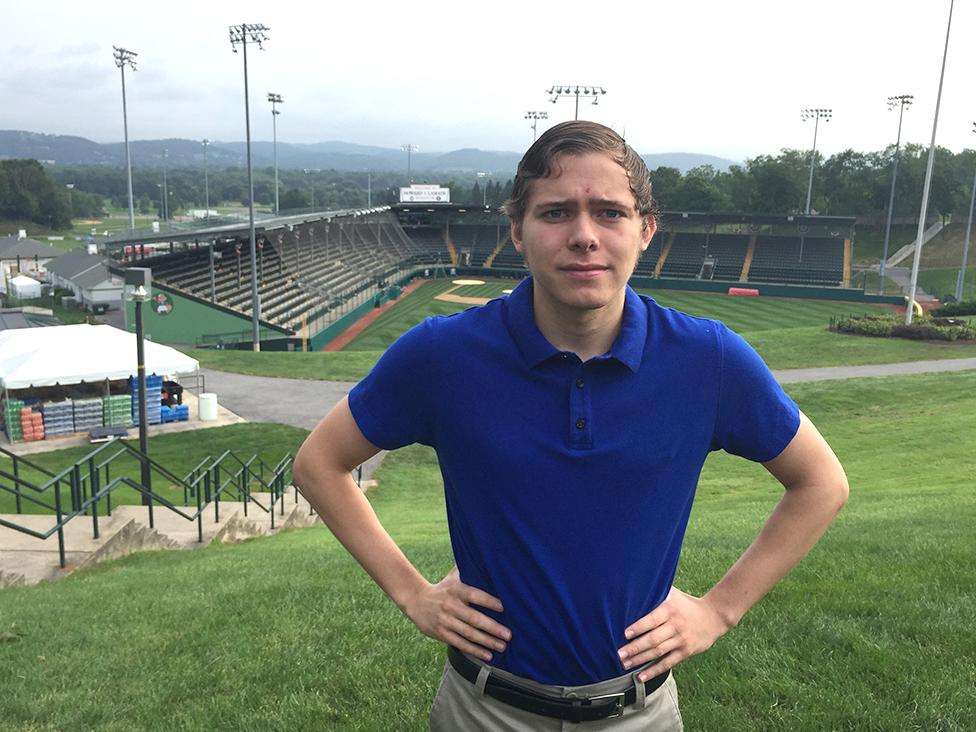 Ethan Zerbe Little League intern