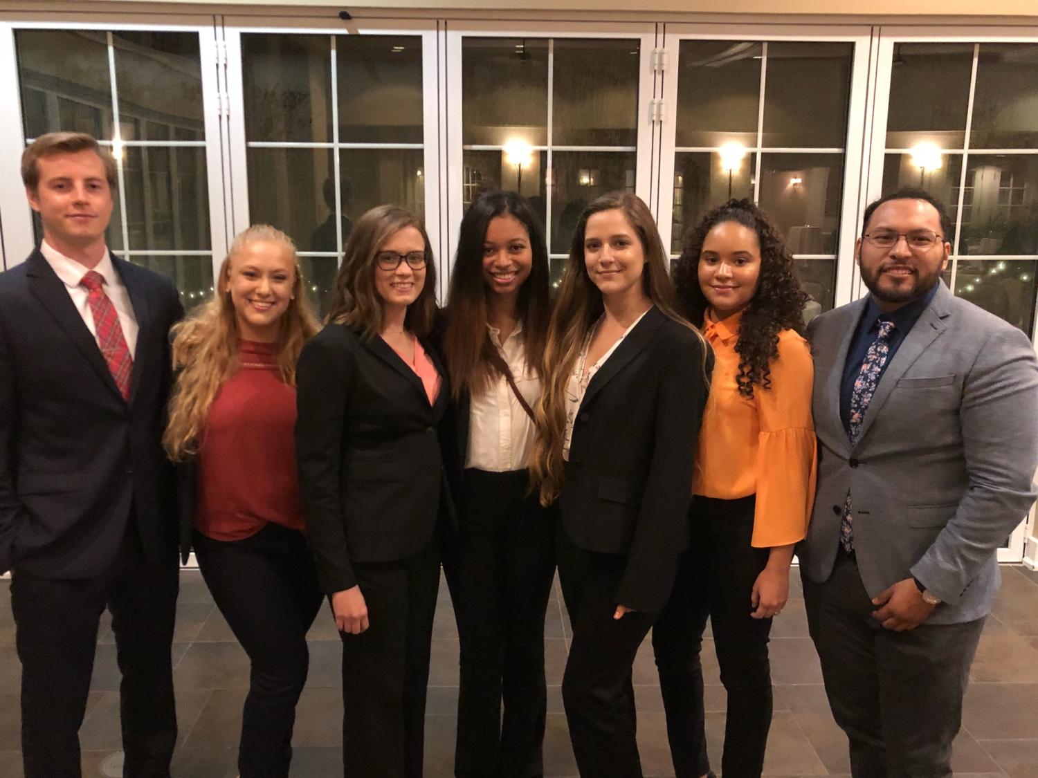 Group of students posing 