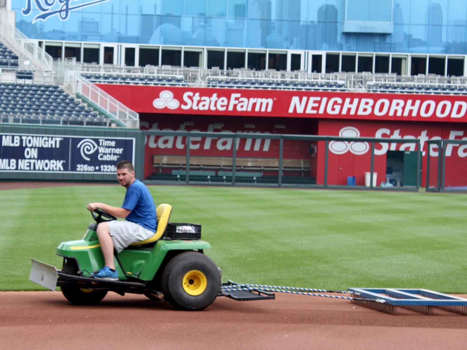 dragging infield