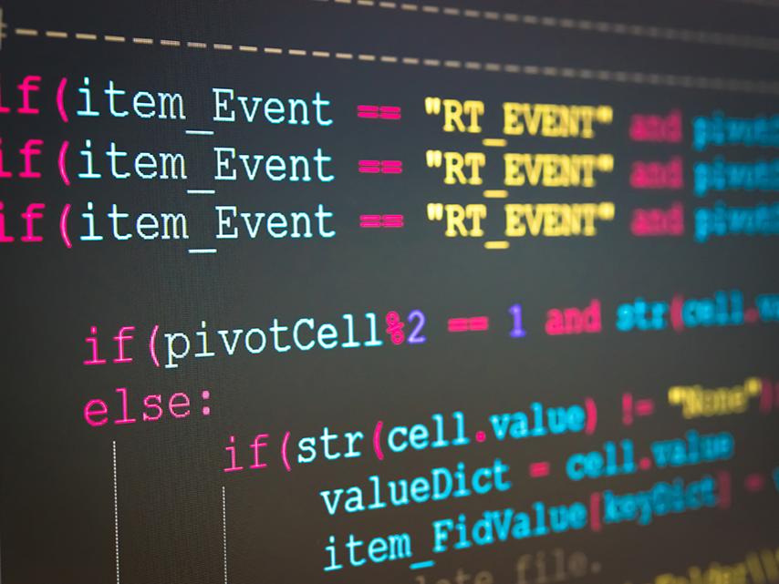 coding screen