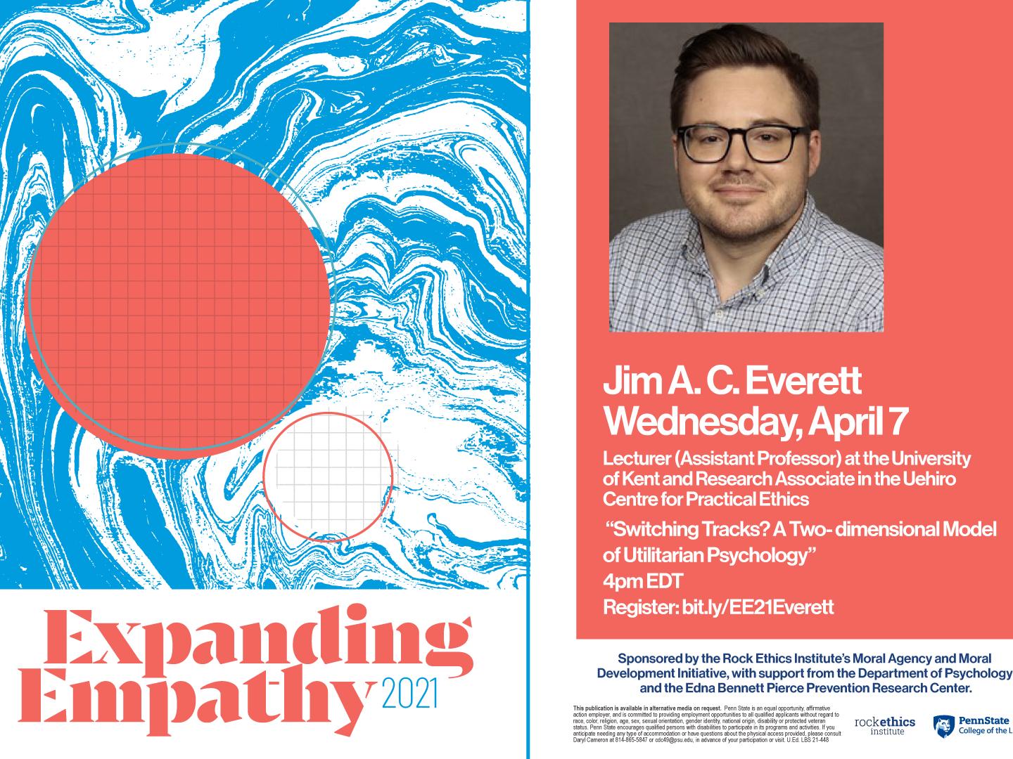 Image of poster for Jim A.C. Everett event