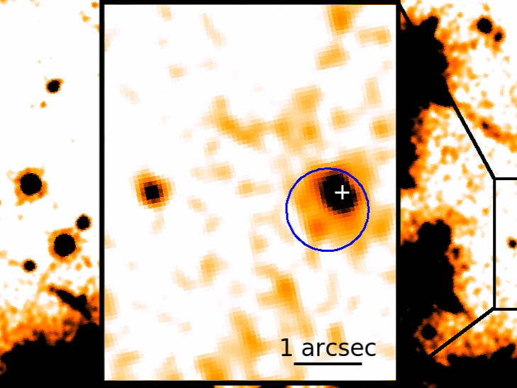 Infrared image of neutron star from Hubble Space Telescope