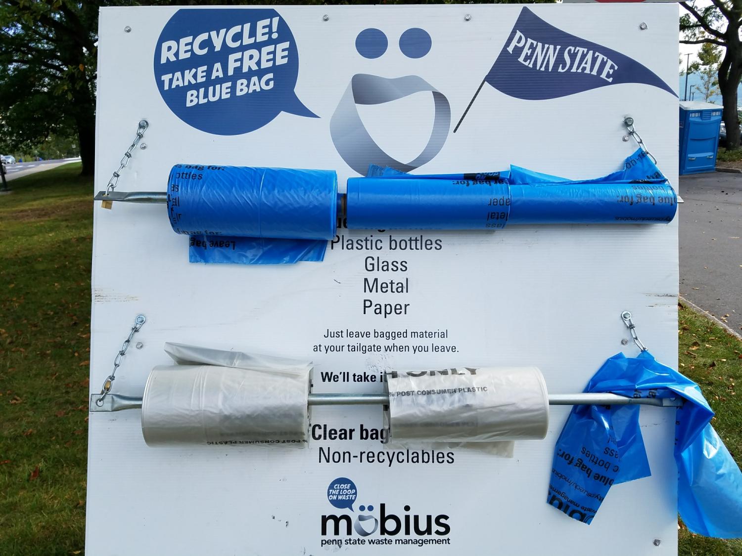 Game day recycling