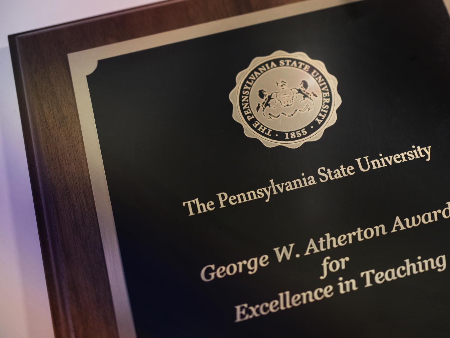 Award plaque
